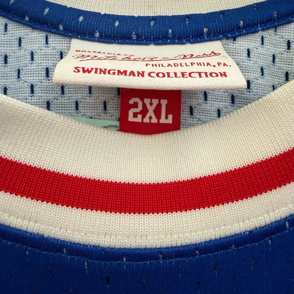 Mitchell & Ness 1996-97 Allen Iverson Philadelphia 76ers Jersey 2XL - Picture 3 of 7